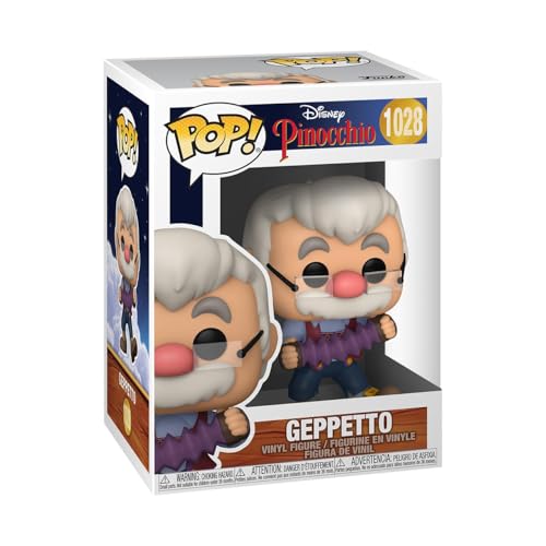 Funko Pop! Disney: Pinocchio - Geppetto mit Accordion - Vinyl-Sammelfigur - Geschenkidee - Offizielle Handelswaren - Spielzeug Für Kinder und Erwachsene - Movies Fans von Funko