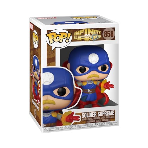 Funko Pop! Marvel: Infinity Warps - Soldier Supreme - Vinyl-Sammelfigur - Geschenkidee - Offizielle Handelswaren - Spielzeug Für Kinder und Erwachsene - Comic Books Fans - Modellfigur Für Sammler von Funko