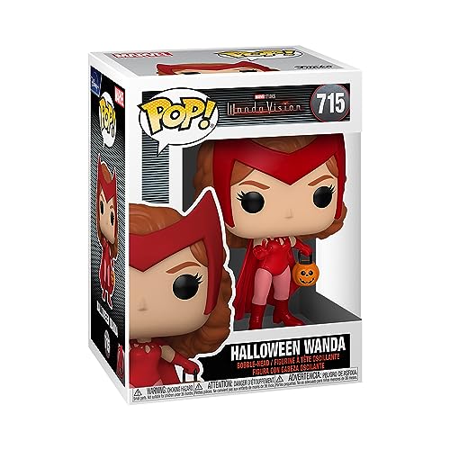 Funko Pop! Marvel: WandaVision - Scarlet Witch - Halloween Wanda Maximoff - Vinyl-Sammelfigur - Geschenkidee - Offizielle Handelswaren - Spielzeug Für Kinder und Erwachsene - TV Fans von Funko