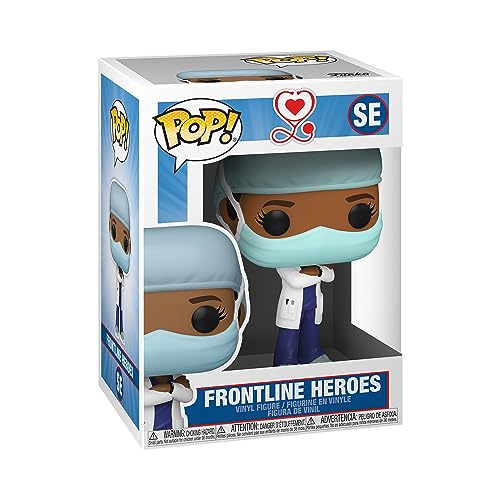 Funko Pop! Heroes: Front Line Worker-Female #2 - Vinyl-Sammelfigur - Geschenkidee - Offizielle Handelswaren - Spielzeug Für Kinder und Erwachsene - Modellfigur Für Sammler und Display von Funko