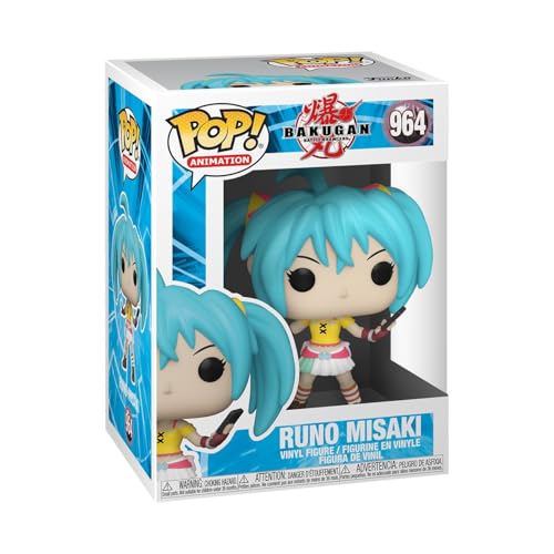 Funko Pop! Animation: Bakugan - Runo - Vinyl-Sammelfigur - Geschenkidee - Offizielle Handelswaren - Spielzeug Für Kinder und Erwachsene - Anime Fans - Modellfigur Für Sammler und Display von Funko