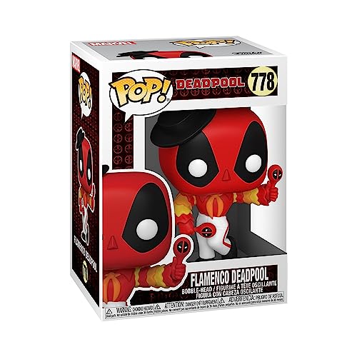 Funko Pop! Marvel: Deadpool 30th - Flamenco Deadpool - Vinyl-Sammelfigur - Geschenkidee - Offizielle Handelswaren - Spielzeug Für Kinder und Erwachsene - Comic Books Fans - Modellfigur Für Sammler von Funko