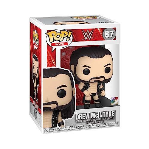 Funko Pop! WWE: Drew McIntyre - Vinyl-Sammelfigur - Geschenkidee - Offizielle Handelswaren - Spielzeug Für Kinder und Erwachsene - Sports Fans - Modellfigur Für Sammler und Display von Funko