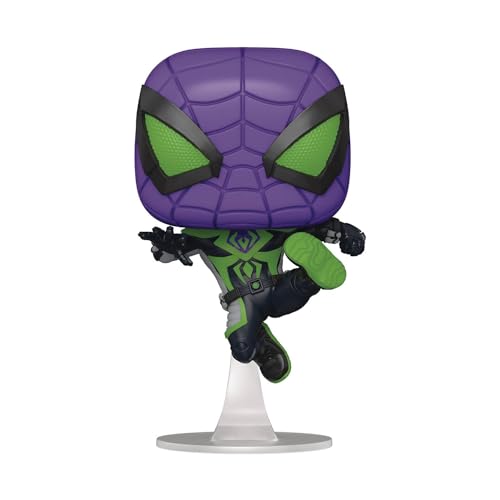 Funko Pop! Games: Miles Morales - Purple Reign Suit - Spider-Man - Miles Morales Game - Vinyl-Sammelfigur - Geschenkidee - Offizielle Handelswaren - Spielzeug Für Kinder und Erwachsene von Funko