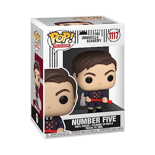 Funko Pop! TV: Umbrella Academy - Number Five 5 Vinyl - Vinyl-Sammelfigur - Geschenkidee - Offizielle Handelswaren - Spielzeug Für Kinder und Erwachsene - TV Fans - Modellfigur Für Sammler von Funko