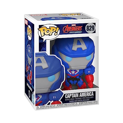 Funko Pop! Marvel Mech-Cap. Captain America Comics Vinyl - Marvel Comics - Vinyl-Sammelfigur - Geschenkidee - Offizielle Handelswaren - Spielzeug Für Kinder und Erwachsene - Comic Books Fans von Funko