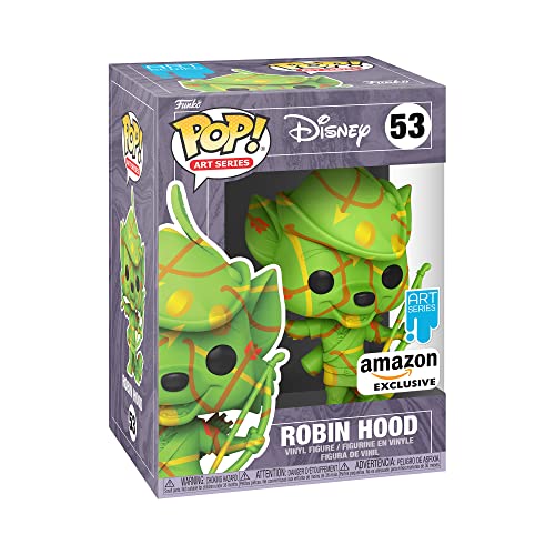 Funko Pop! Artist Series: DTV - Disney - Robin Hood - Amazon-Exklusiv - Vinyl-Sammelfigur Inklusive Premium-Kunststoffschutz-Box - Geschenkidee - Offizielle Handelswaren - Modellfigur Für Sammler von Funko