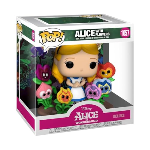 Funko Pop! Deluxe: Alice 70th– Alice mit Flowers - Alice in Wonderland - Vinyl-Sammelfigur - Geschenkidee - Offizielle Handelswaren - Spielzeug Für Kinder und Erwachsene - Movies Fans von Funko