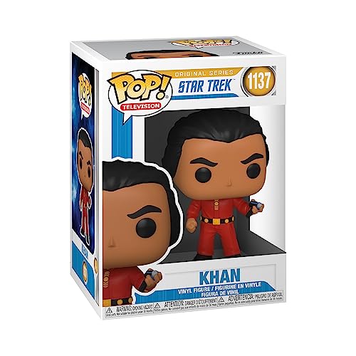 Funko POP! TV: Star Trek - Khan - Star Trek The Original Series - Vinyl-Sammelfigur - Geschenkidee - Offizielle Handelswaren - Spielzeug Für Kinder und Erwachsene - TV Fans - Modellfigur Für Sammler von Funko