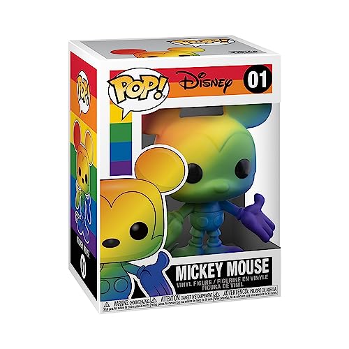 Funko Pop! Disney: Pride - Mickey Mouse - Regenbogen - Vinyl-Sammelfigur - Geschenkidee - Offizielle Handelswaren - Spielzeug Für Kinder und Erwachsene - TV Fans - Modellfigur Für Sammler und Display von Funko