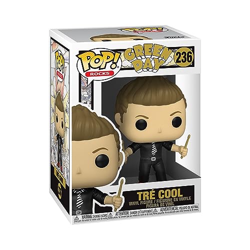 Funko Pop! Rocks: Green Day - TRE Cool - Vinyl-Sammelfigur - Geschenkidee - Offizielle Handelswaren - Spielzeug Für Kinder und Erwachsene - Music Fans - Modellfigur Für Sammler und Display von Funko