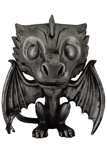 Funko POP! TV: GOT - Drogon - (Iron) - Game of Thrones - Vinyl-Sammelfigur - Geschenkidee - Offizielle Handelswaren - Spielzeug Für Kinder und Erwachsene - TV Fans - Modellfigur Für Sammler von Funko