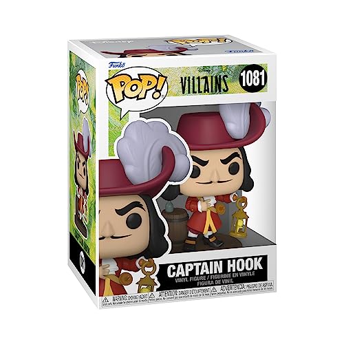 Funko Pop! Disney: Villains - Captain Hook - Disney Villains - Vinyl-Sammelfigur - Geschenkidee - Offizielle Handelswaren - Spielzeug Für Kinder und Erwachsene - Movies Fans von Funko