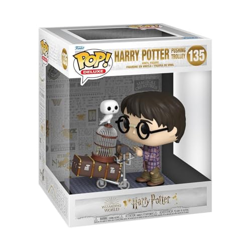 Funko POP! Deluxe: HP Anniversary - Harry Potter Pushing Trolley - Vinyl-Sammelfigur - Geschenkidee - Offizielle Handelswaren - Spielzeug Für Kinder und Erwachsene - Movies Fans von Funko