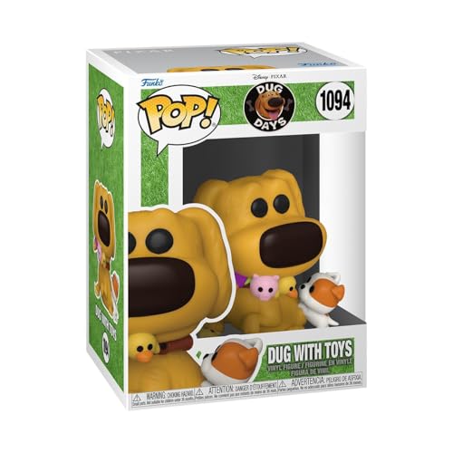 Funko Pop! Disney: Dug Days - Dug mit Toys - Up - Vinyl-Sammelfigur - Geschenkidee - Offizielle Handelswaren - Spielzeug Für Kinder und Erwachsene - Movies Fans - Modellfigur Für Sammler und Display von Funko