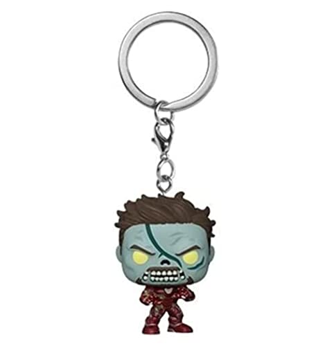 Funko POP! Keychain: What If - Keychain 2 - Marvel What If - Neuartiger Schlüsselanhänger - Vinyl-Minifigur Zum Sammeln - Strumpffüller - Geschenkidee - Offizielle Handelswaren - TV Fans von Funko