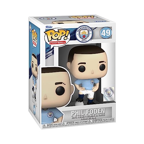 Funko Pop! Football: Manchester City - Phil Foden - Manchester City FC - Vinyl-Sammelfigur - Geschenkidee - Offizielle Handelswaren - Spielzeug Für Kinder und Erwachsene - Sports Fans von Funko