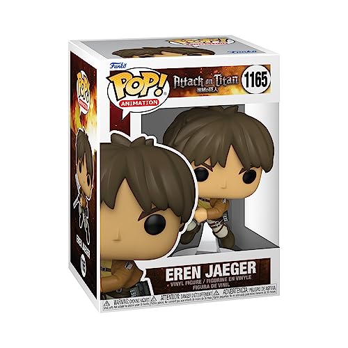 Funko Pop! Animation: Attack On Titan - Eren Jaeger Yeager - Vinyl-Sammelfigur - Geschenkidee - Offizielle Handelswaren - Spielzeug Für Kinder und Erwachsene - Anime Fans - Modellfigur Für Sammler von Funko