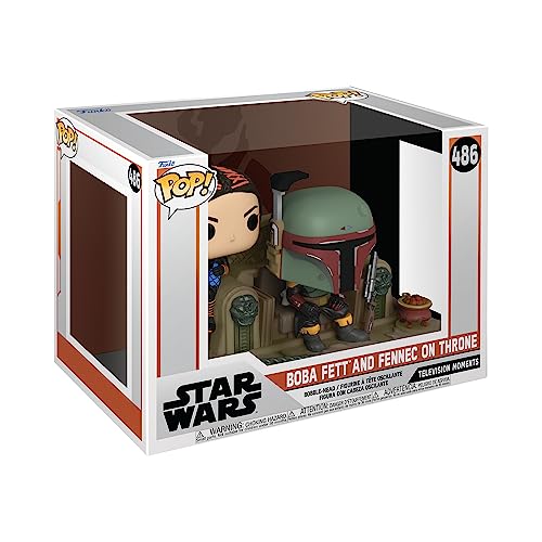 Funko Pop! Moment: Star Wars: The Mandalorian - Boba Fett & Fennec Shand - Vinyl-Sammelfigur - Geschenkidee - Offizielle Handelswaren - Spielzeug Für Kinder und Erwachsene - TV Fans von Funko