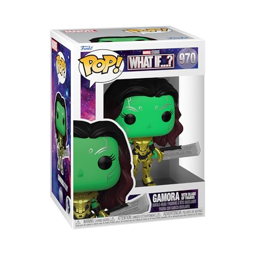 Funko POP! Marvel - The Mantle - What If - Gamora mit Blade of Thanos - Marvel What If - Vinyl-Sammelfigur - Geschenkidee - Offizielle Handelswaren - Spielzeug Für Kinder und Erwachsene - TV Fans von Funko