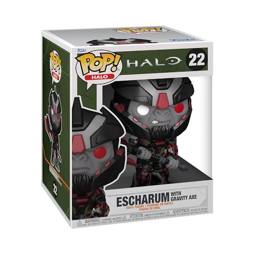 Funko Pop! Super : Halo Infinite - Escharum mit Axe - Vinyl-Sammelfigur - Geschenkidee - Offizielle Handelswaren - Spielzeug Für Kinder und Erwachsene - Video Games Fans - Modellfigur Für Sammler von Funko