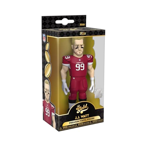 Funko Gold 5" NFL: Texans - JJ Watt - (Away Uni) - 1/6 Quote Für Seltene Chase-Variantease - Sammelbare Vinyl-Actionfigur - Geschenkidee Zum Geburtstag - Offizielle Handelswaren - Für Ihre Sammlung von Funko