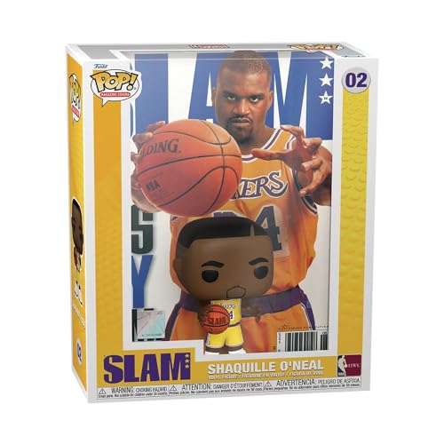 Funko Pop! NBA Cover: SLAM - Shaquille O'Neal - NBA + Slam Magazine - Vinyl-Sammelfigur - Geschenkidee - Offizielle Handelswaren - Spielzeug Für Kinder und Erwachsene - Sports Fans von Funko