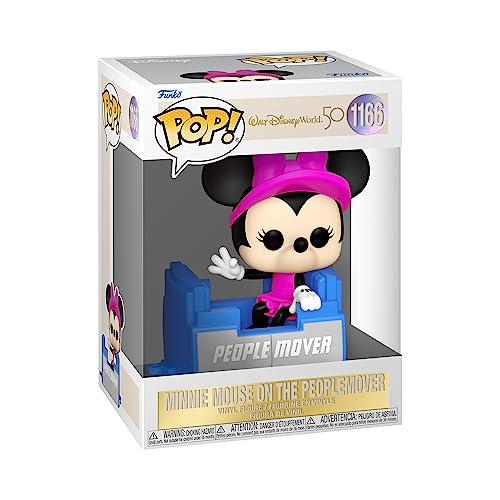 Funko Pop! Disney: WDW50- People Mover Minnie Mouse - Disney World 50th Anniversary - Vinyl-Sammelfigur - Geschenkidee - Offizielle Handelswaren - Spielzeug Für Kinder und Erwachsene von Funko