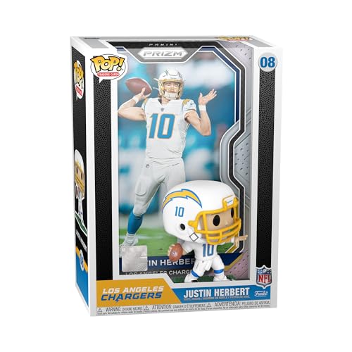 Funko Pop! Trading Cards: Justin Herbert - NFL + Panini - Vinyl-Sammelfigur - Geschenkidee - Offizielle Handelswaren - Spielzeug Für Kinder und Erwachsene - Sports Fans - Modellfigur Für Sammler von Funko