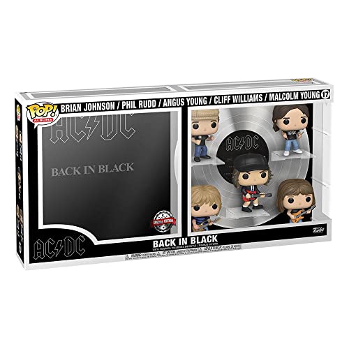 Funko Pop! Albums Deluxe: ACDC - Angus Young - Back in Black - Vinyl-Sammelfigur - Geschenkidee - Offizielle Handelswaren - Spielzeug Für Kinder und Erwachsene - Modellfigur Für Sammler und Display von Funko