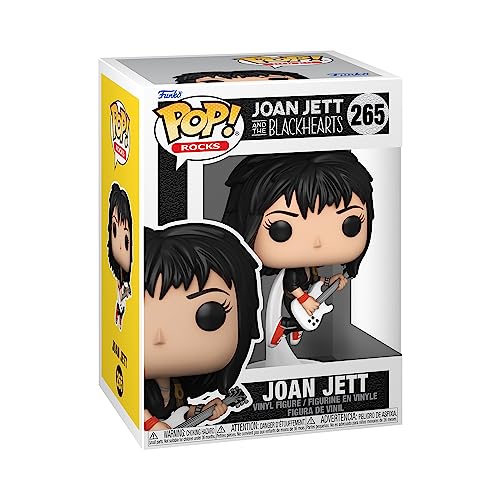 Funko Pop! Rocks: Joan Jett - Vinyl-Sammelfigur - Geschenkidee - Offizielle Handelswaren - Spielzeug Für Kinder und Erwachsene - Music Fans - Modellfigur Für Sammler und Display von Funko