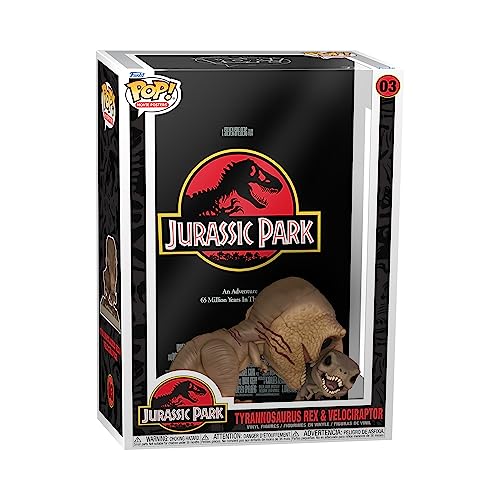 Funko Pop! Movie Poster: Jurassic Park - Tyrannosaurus - Vinyl-Sammelfigur - Geschenkidee - Offizielle Handelswaren - Spielzeug Für Kinder und Erwachsene - Modellfigur Für Sammler und Display von Funko