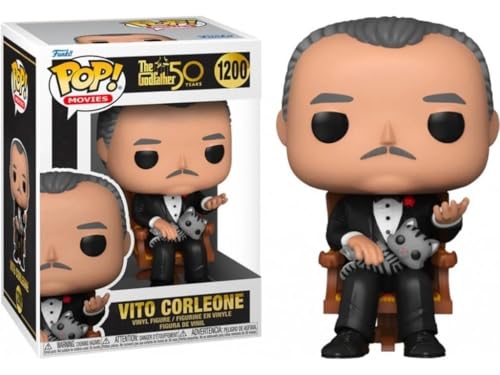 Funko Pop! Movies: The Godfather 50th - Vito Corleone - Vinyl-Sammelfigur - Geschenkidee - Offizielle Handelswaren - Spielzeug Für Kinder und Erwachsene - Movies Fans - Modellfigur Für Sammler von Funko