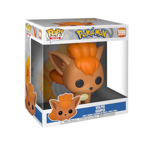 Funko Pop! Jumbo: Pokemon - Vulpix - Vinyl-Sammelfigur - Geschenkidee - Offizielle Handelswaren - Spielzeug Für Kinder und Erwachsene - Video Games Fans - Modellfigur Für Sammler und Display von Funko