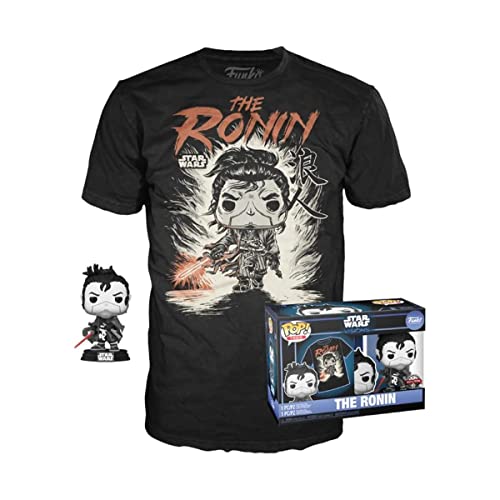 Funko Pop! & Tee: Star Wars - Kyoto - Large - (L) - T-Shirt - Kleidung mit Vinyl-Sammelfigur - Geschenkidee - Spielzeug und Kurzärmeliges Top Für Erwachsene Männer und Frauen - Movies Fans von Funko