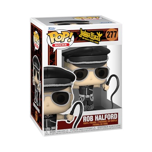 Funko Pop! Rocks: Judas Priest - Rob Halford - Vinyl-Sammelfigur - Geschenkidee - Offizielle Handelswaren - Spielzeug Für Kinder und Erwachsene - Music Fans - Modellfigur Für Sammler und Display von Funko