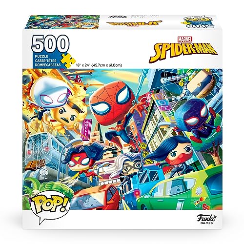 Funko 72641 Pop Marvel Spider Various Puzzle, Mehrfarben, Standard von Funko