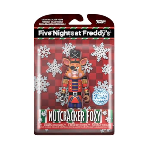 Funko Action Figure: Five Nights at Freddy's (FNAF) - Foxy Nutcracker - Sammlerstück - Geschenkidee - Offizielle Handelswaren - Für Jungen, Mädchen, Kinder & Erwachsene - Video Games Fans von Funko