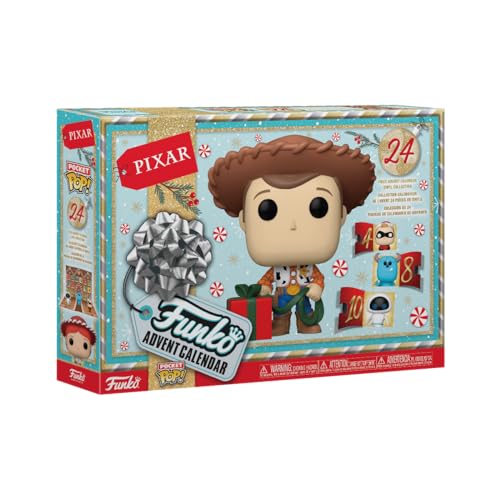 Funko Advent Calendar: Pixar 2024 - Pixar Collection - 24 Tage der Überraschung - Vinyl-Minifigur Zum Sammelns - Mystery Box - Geschenkidee - Feiertage zu Weihnachten Für Mädchen, Jungen von Funko