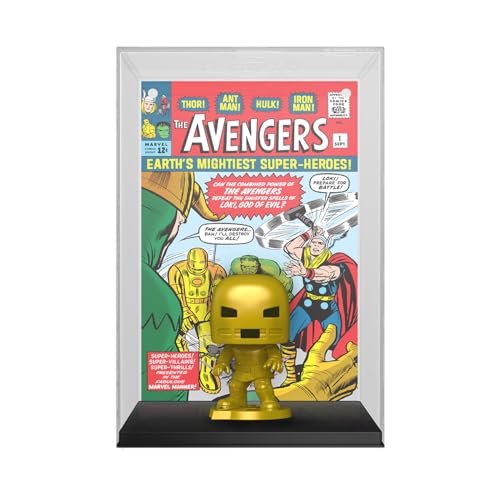 Funko Avengers Iron Man (Comic Cover) Vinyl Figur 28 Unisex Pop! Standard von Funko