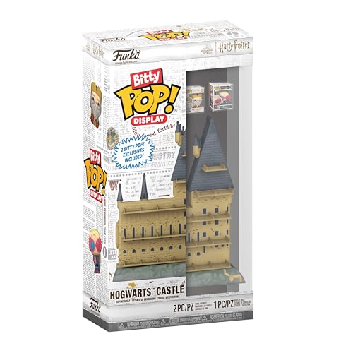 Funko Bitty Pop! Display: Harry Potter - Hogwarts Castle - Albus Dumbledore™ and Luna Lovegood™ and Can Display A Total of 18 Characters und eine Überraschungs-Mini-Figur - 0.9 Inch (2.2 cm) - Nan von Funko