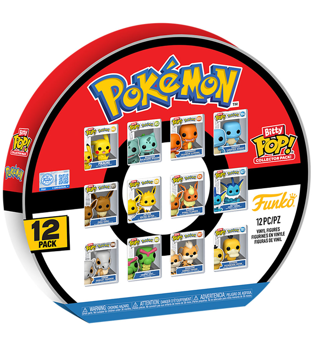 Funko Bitty Pop! Figuren - Pokémon - 12er-Pack - Funko - One Size - Spielzeugfiguren Funko Bitty Pop! Figuren - Pokémon - 12er-Pack - Funko - One Size - Spielzeugfiguren von Funko