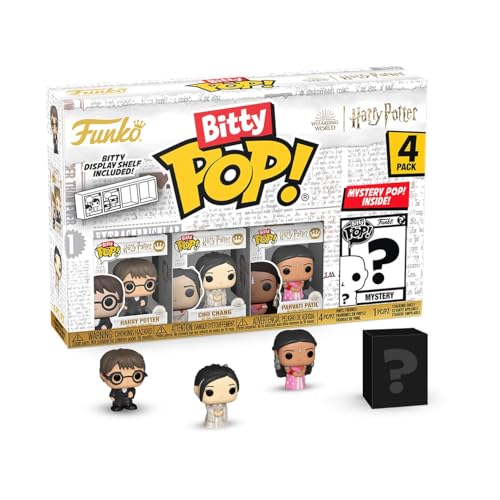 Funko Bitty Pop! HP GOF - Harry 4pkund eine Überraschungs-Mini-Figur - 0.9 Inch (2.2 cm) - Harry Potter Sammlerstück Stapelbares Display-Regal Inklusive - Geschenkidee Party-Tüten-Strumpf von Funko