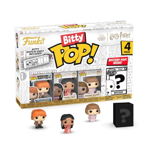 Funko Bitty Pop! HP GOF - Ron 4pkund eine Überraschungs-Mini-Figur - 0.9 Inch (2.2 cm) - Harry Potter Sammlerstück Stapelbares Display-Regal Inklusive - Geschenkidee Party-Tüten-Strumpf von Funko