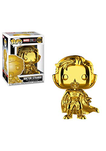 Funko Bobble: Marvel: Marvel Studios 10: Doctor Strange (Chrome), Mehrfarben,One Size von Funko