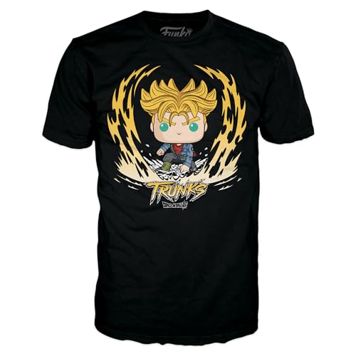 Funko Boxed Tee: DBS - Trunks - Large - (L) - Dragon Ball Super - T-Shirt - Kleidung - Geschenkidee - Kurzärmeliges Top Für Erwachsene Männer und Frauen - Offizielle Handelswaren Fans von Funko