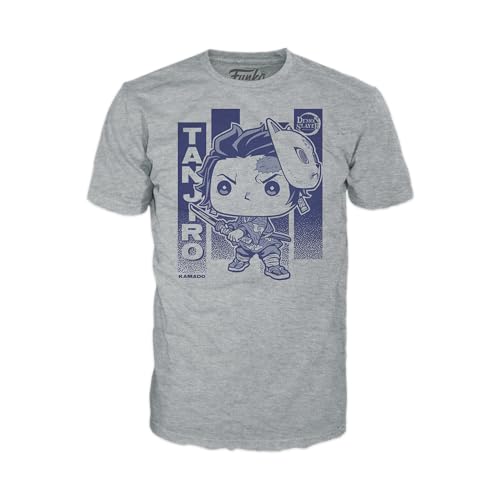 Funko Boxed Tee: Dragon Ball Z - Gohan/Goku - Medium - T -Shirt - Kleidung - Geschenkidee - Kurzarm -Oberteil für Erwachsene Unisex Männer und Frauen - offizielle Warenfans von Funko