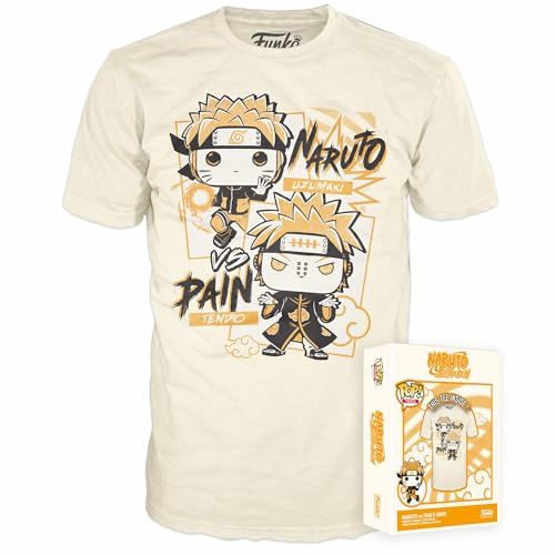 Funko Boxed Tee: Naruto - Naruto V Pain - XL - T-Shirt - Kleidung - Geschenkidee - Kurzärmeliges Top Für Erwachsene Männer Und Frauen - Offizielle Handelswaren Fans von Funko