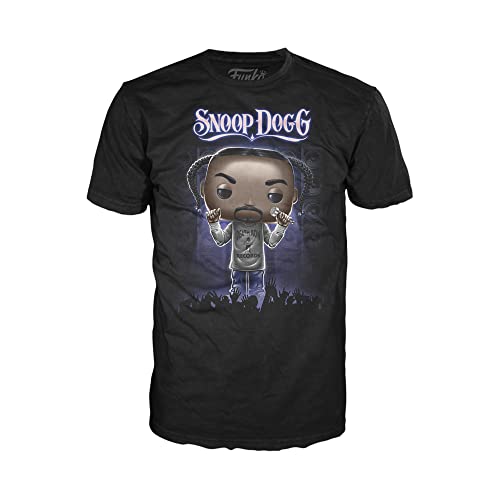 Funko Boxed Tee: Snoop Doggy Dogg - Large - (L) - T-Shirt - Kleidung - Geschenkidee - Kurzärmeliges Top Für Erwachsene Männer und Frauen - Offizielle Handelswaren Fans von Funko