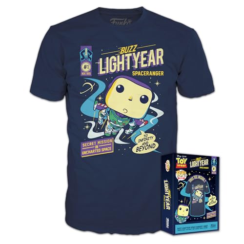 Funko Boxed Tee: Toy Story - Buzz - Extra Large - (XL) - Disney: Toy Story - T-Shirt - Kleidung - Geschenkidee - Kurzärmeliges Top Für Erwachsene Männer und Frauen - Offizielle Handelswaren von Funko